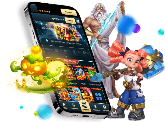Đa dạng game tại ứng dụng vf039
